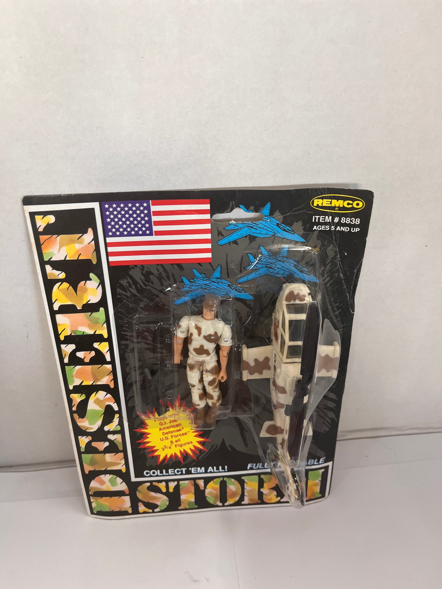 Remco Desert Storm GI Joe Major Metal MOC Helicopter