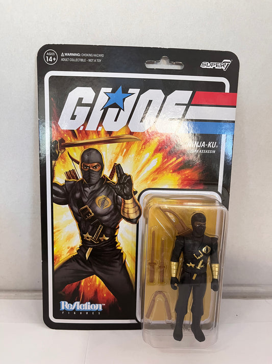 G.I. Joe Ninja Ku Cobra Assassin 3.75" Action Figure Reaction Figures