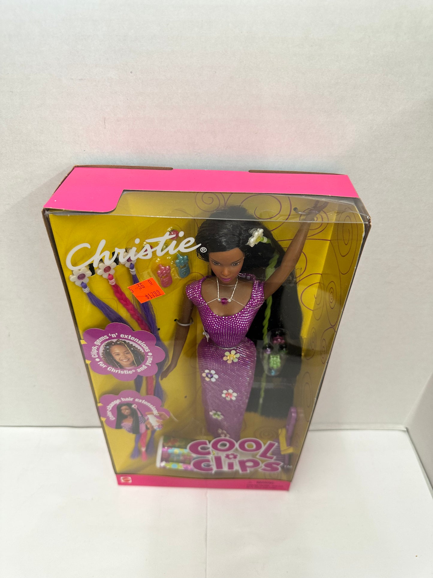 Mattel Barbie Christie Cool Clips Doll With Accessories