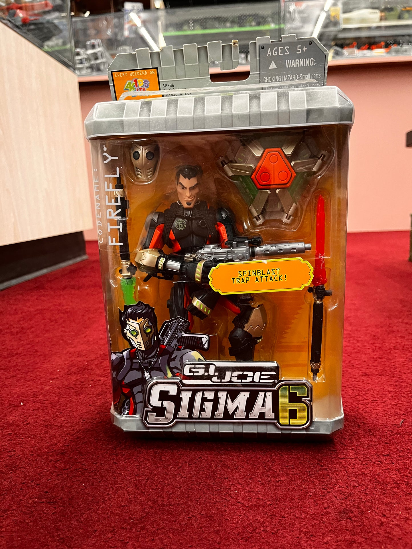 G.I. Joe Sigma 6 Saboteur Codename Firefly 2006 Hasbro Action Figure