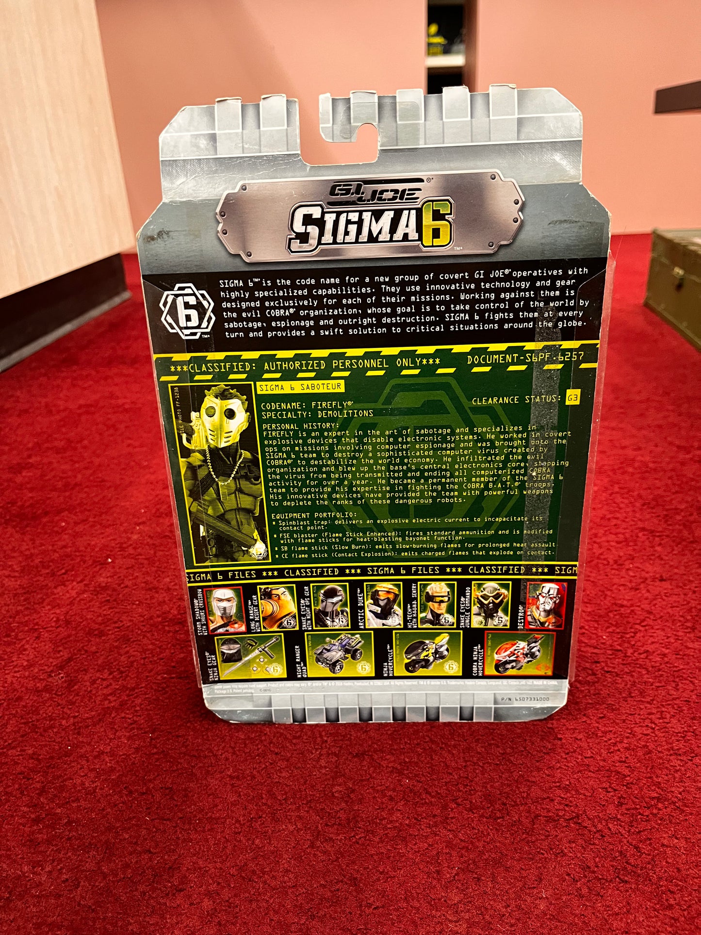 G.I. Joe Sigma 6 Saboteur Codename Firefly 2006 Hasbro Action Figure