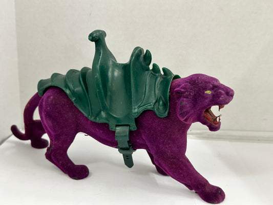 MOTU Vintage Flocked PANTHOR Masters of the Universe Complete Original Figure #1