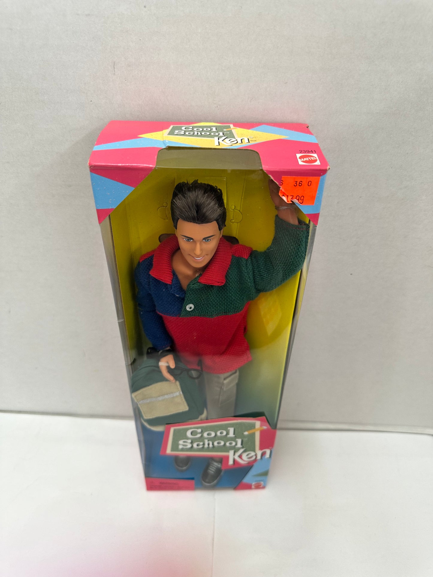 Cool School Ken Doll #23941 Mattel 1999 Barbie Friend