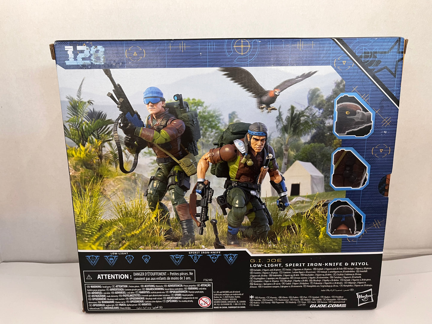 Hasbro G.I. Joe Classified Series #128 Low-Light Spirit Iron-Knife and Niyol