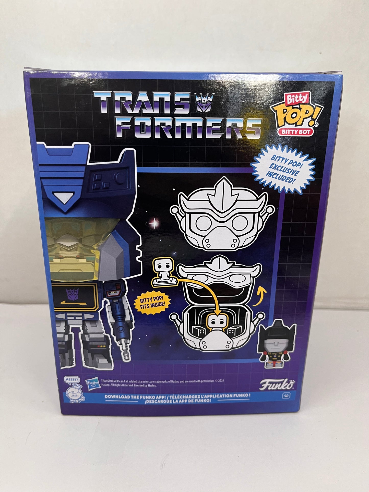 Funko Multiple: Transformers - Bitty Pop! Bitty Bot Soundwave with Rumble