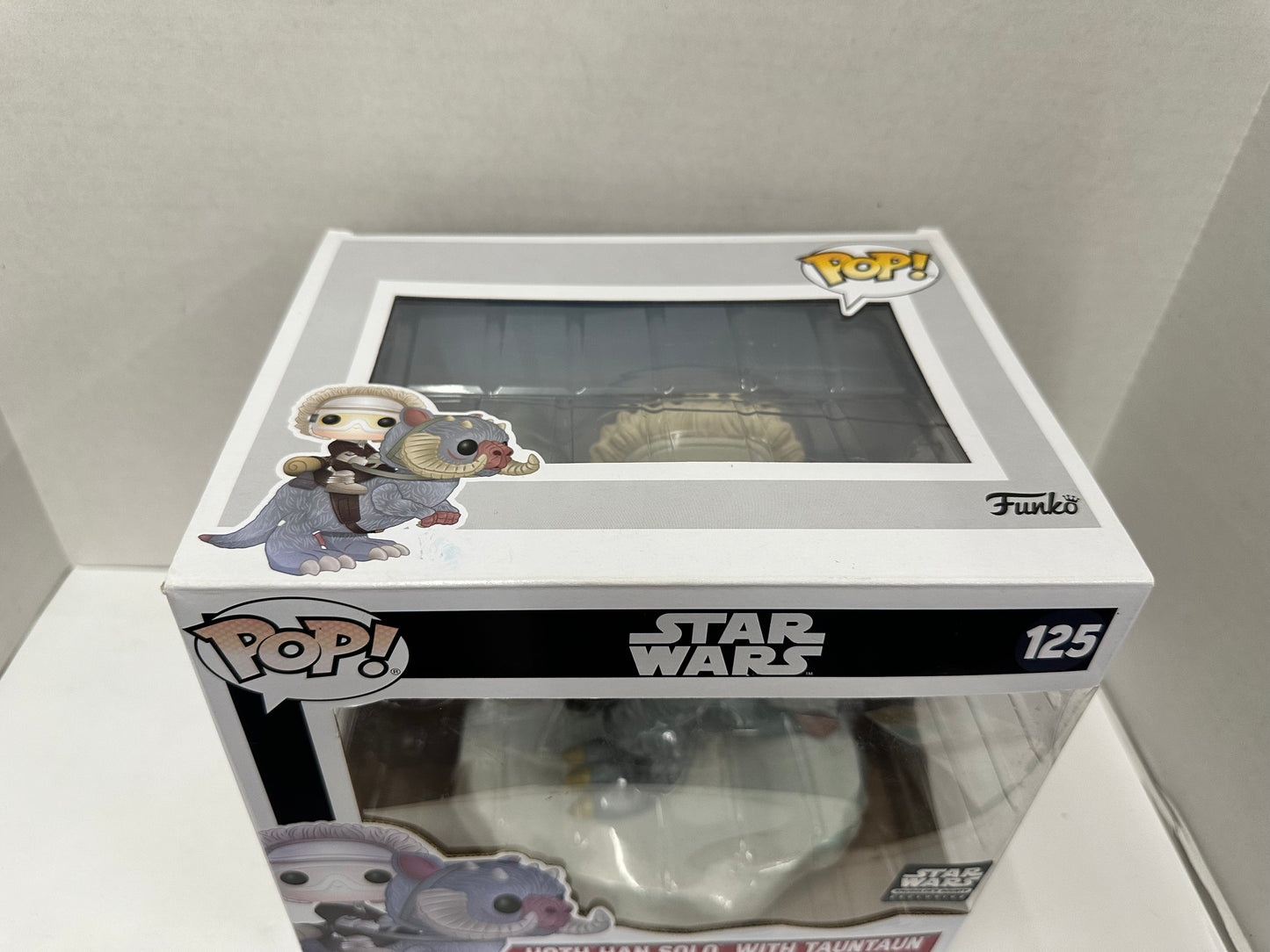 "Star Wars" Funko Pop Vinyl - #125 Han Solo (Hoth) with Tauntaun NEW Exclusive