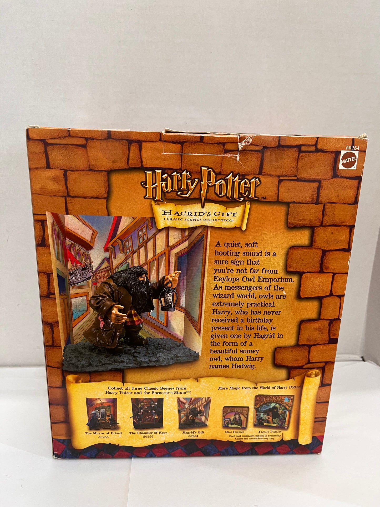 Vintage 2001 Mattel Harry Potter Hagrid's Gift Classic Scenes Collection