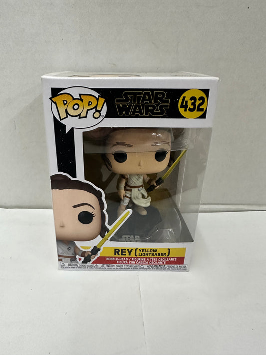 Funko Pop! Star Wars Rey Yellow Lightsaber 432