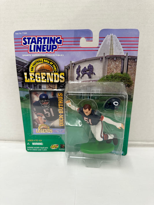 1998 Starting Line Up NFL Legends Dick Butkus Chicago Bears Sealed