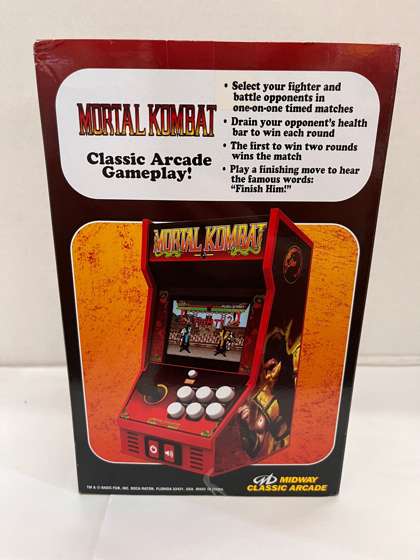 Arcade Classics Mortal Kombat Handheld Mini Retro Cabinet