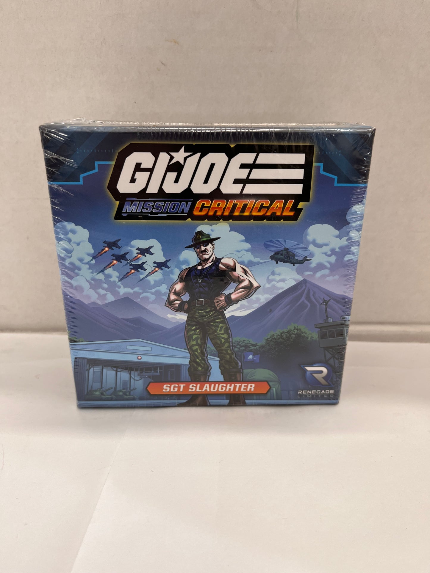 G.I. JOE Mission Critical Sgt Slaughter Figure Pack Board Card Tabletop Game