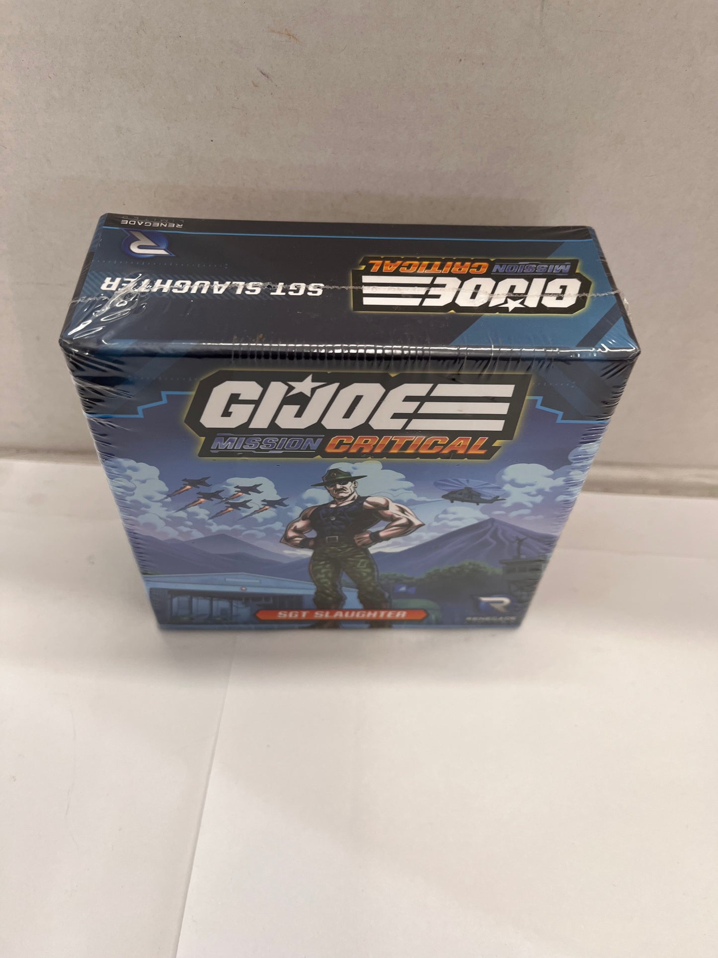 G.I. JOE Mission Critical Sgt Slaughter Figure Pack Board Card Tabletop Game
