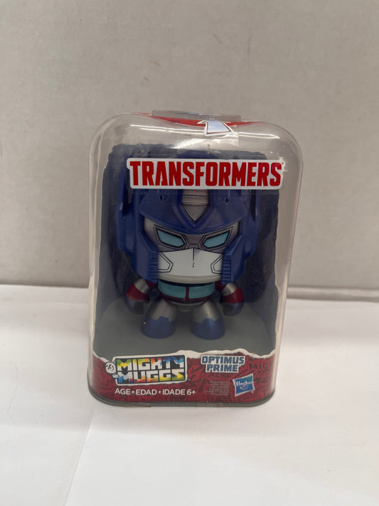 TRANSFORMERS MIGHTY MUGGS SPINNING HEAD ACTION OPTIMUS PRIME #01,