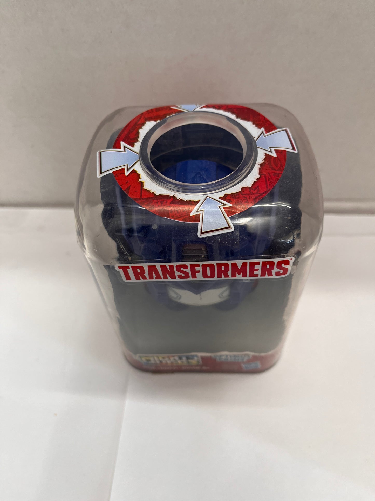 TRANSFORMERS MIGHTY MUGGS SPINNING HEAD ACTION OPTIMUS PRIME #01,