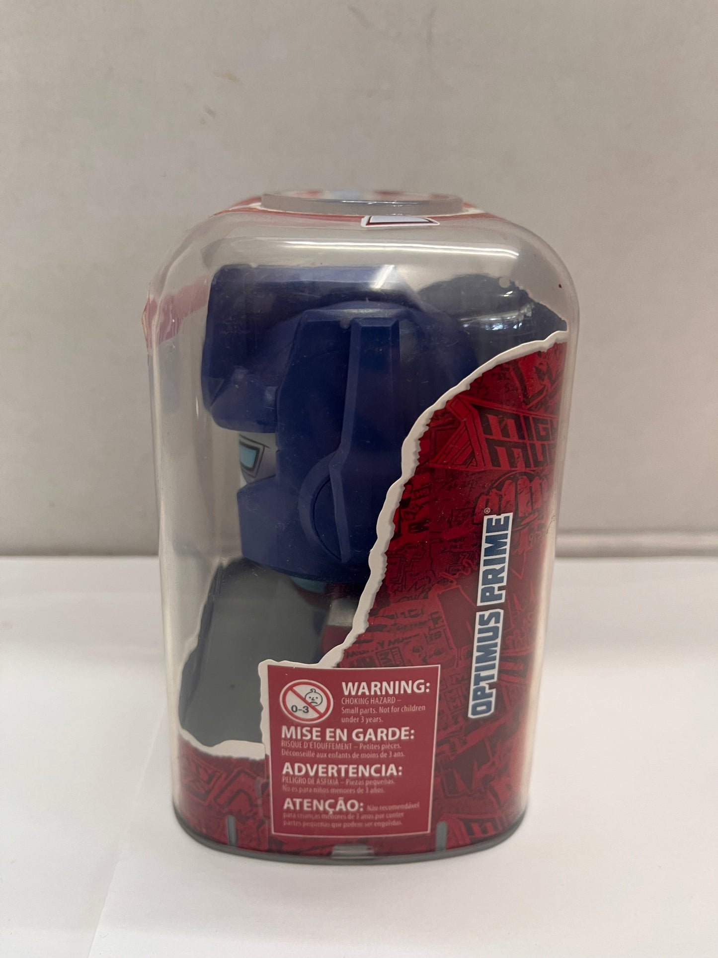 TRANSFORMERS MIGHTY MUGGS SPINNING HEAD ACTION OPTIMUS PRIME #01,