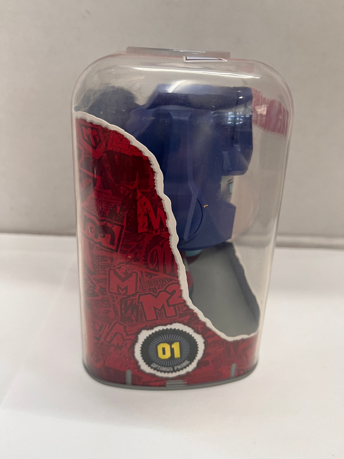 TRANSFORMERS MIGHTY MUGGS SPINNING HEAD ACTION OPTIMUS PRIME #01,