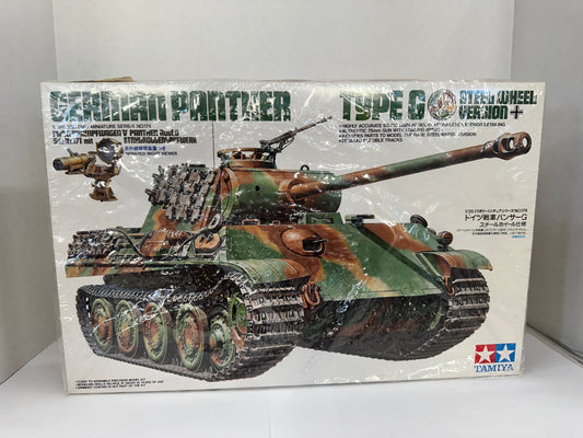 Tamiya German Panther Type G Steel Wheel 1:35 Plastic Model Kit 35174