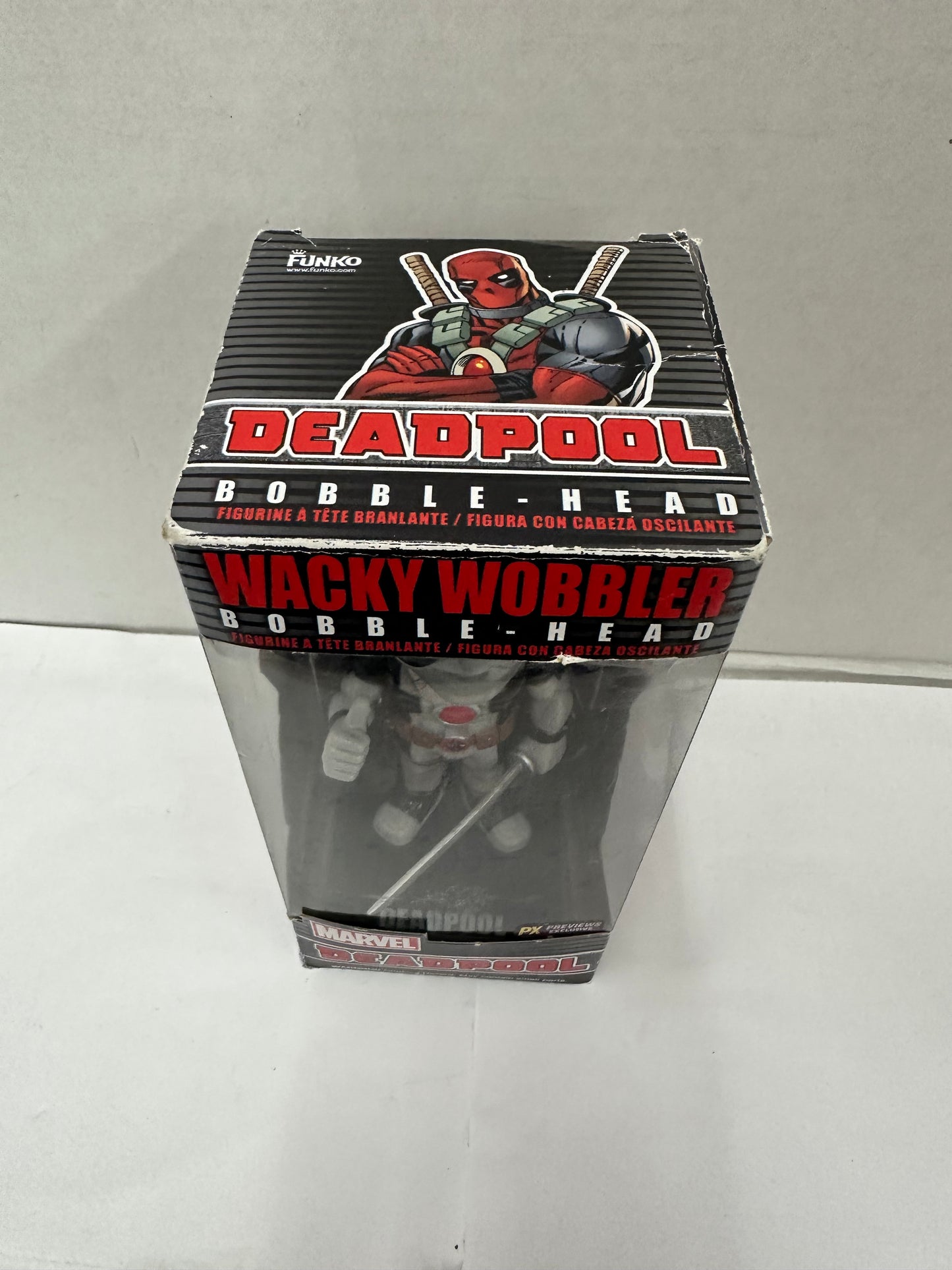 Funko Wacky Wobbler Deadpool PX Previews Exclusive Marvel Bobble-Head Vinyl