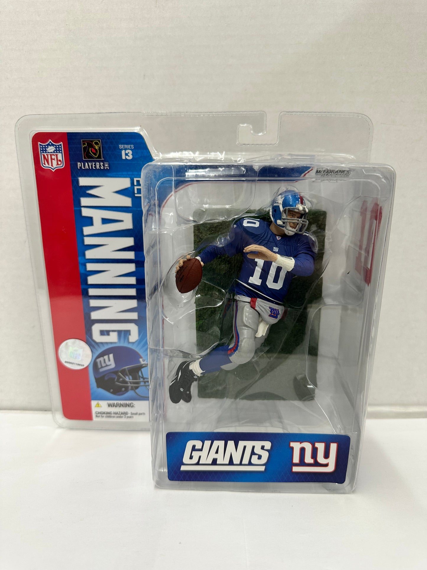 MCFARLANE NFL SERIES 13 New York Giants #10 ELI MANNING Blue Jersey 2006