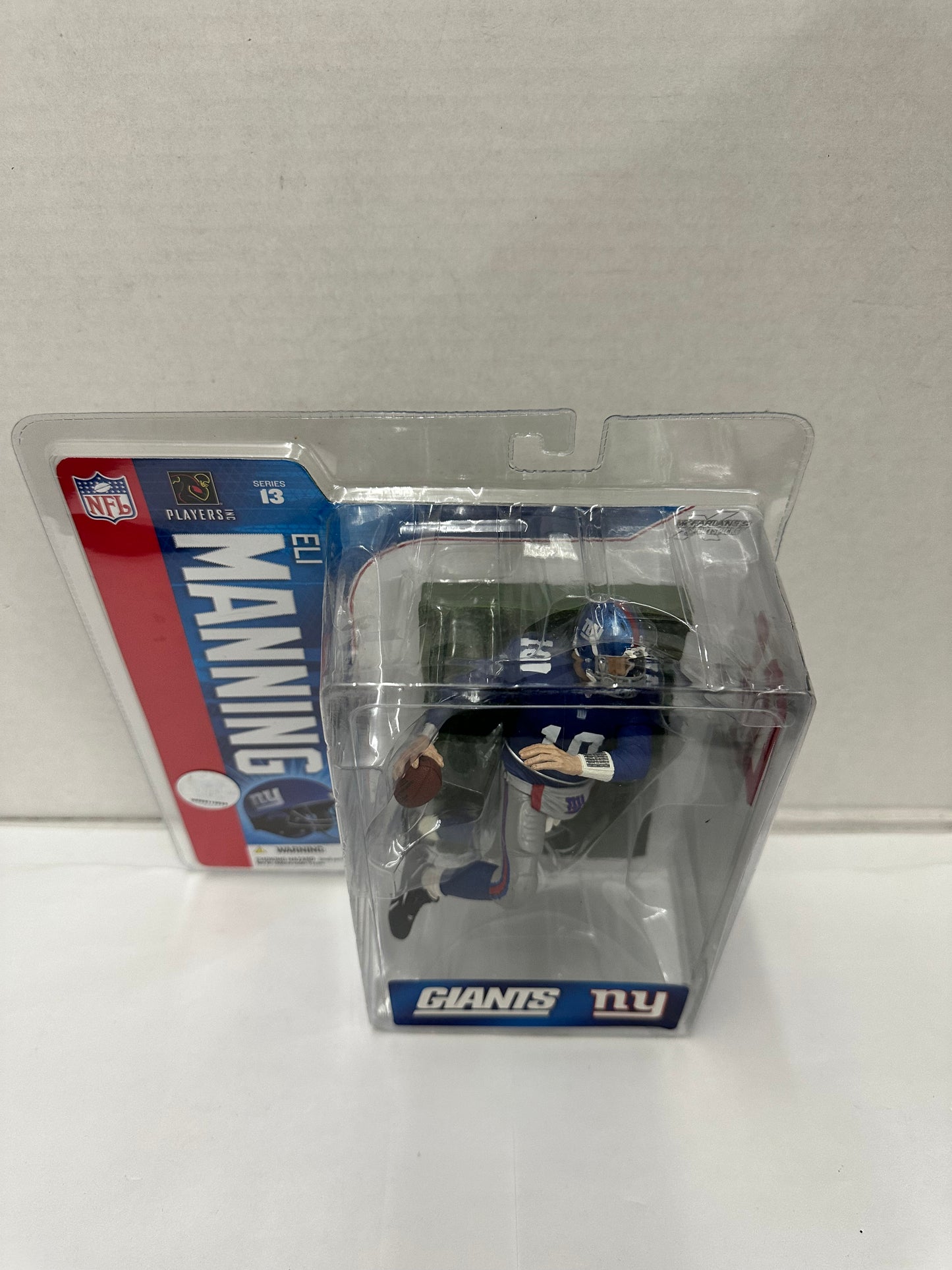 MCFARLANE NFL SERIES 13 New York Giants #10 ELI MANNING Blue Jersey 2006