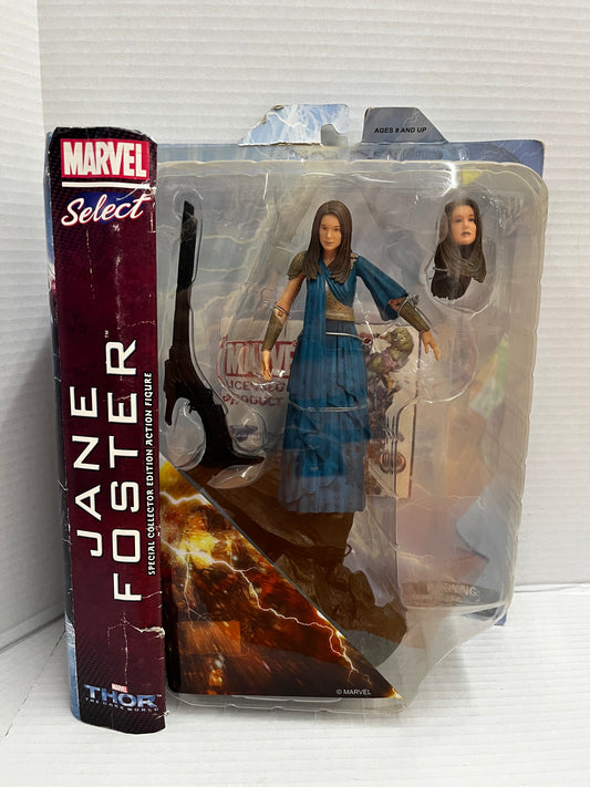 Marvel Select Collector Action Figure Thor Dark World Jane Foster MOC 2013