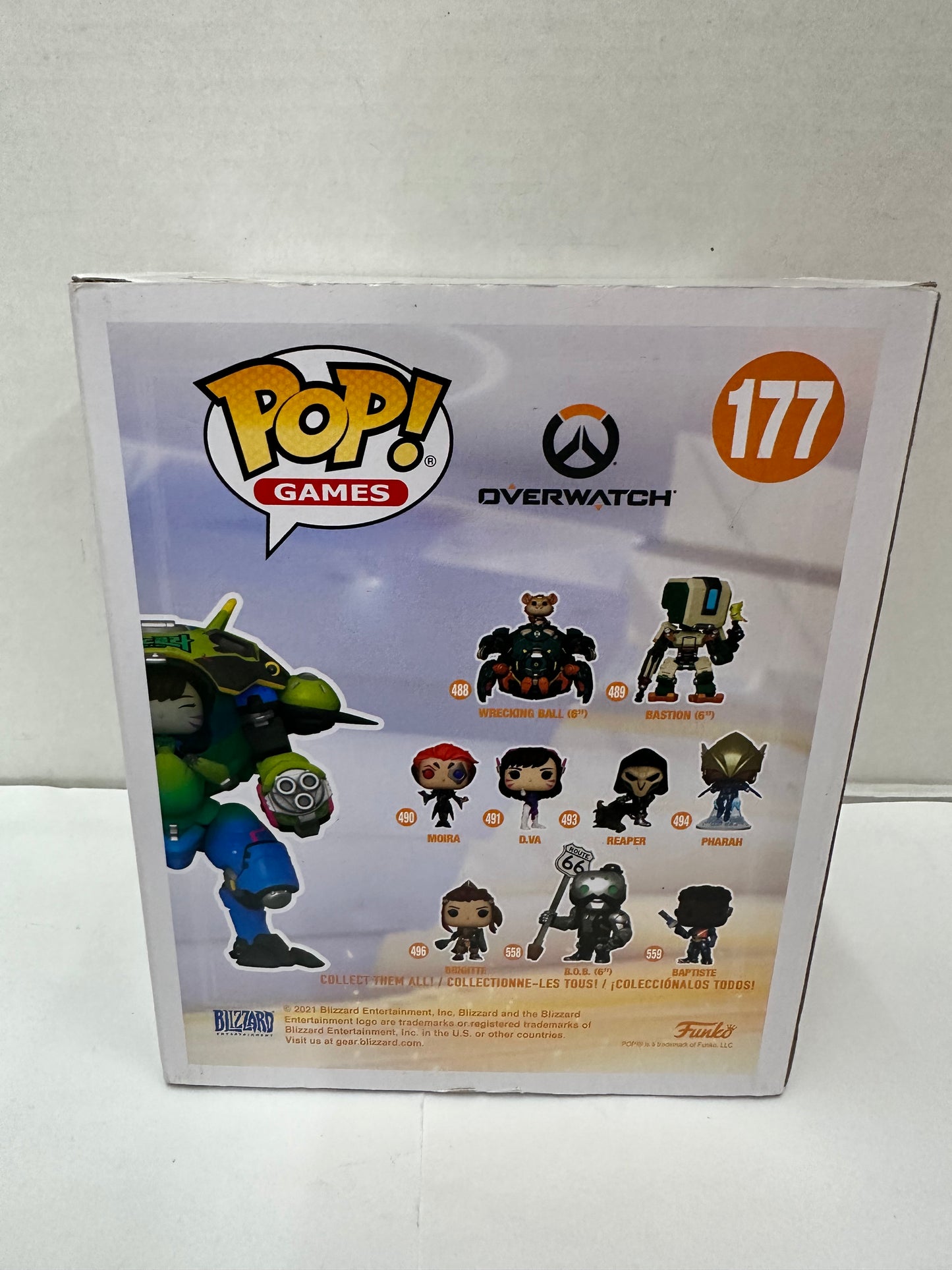 Funko Pop! Overwatch D.VA With Meka #177 30th Anniversary Blizzard Exclusive