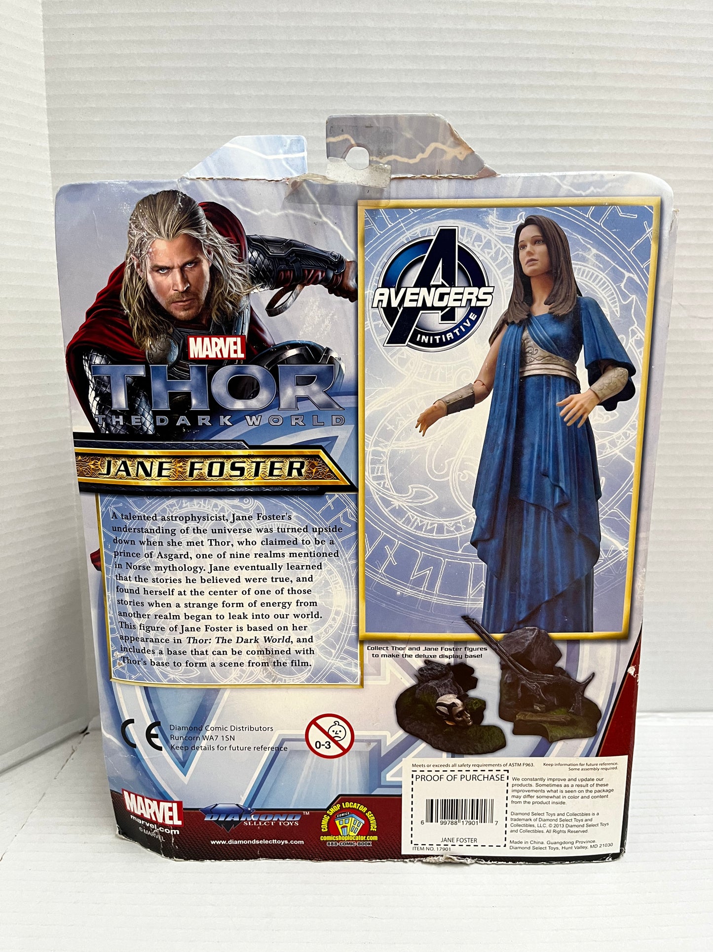 Marvel Select Collector Action Figure Thor Dark World Jane Foster MOC 2013