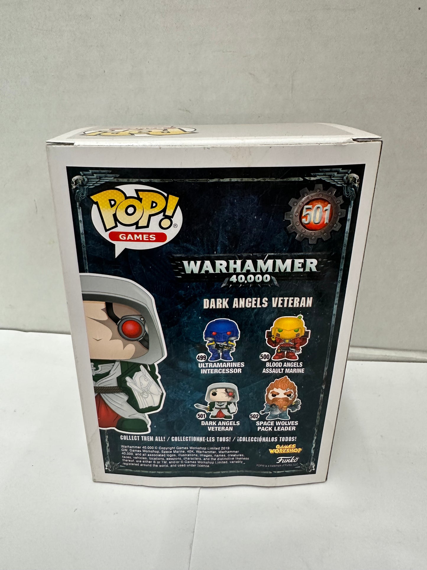 Funko Pop! Games: Warhammer 40,000 - Dark Angels Veteran #501
