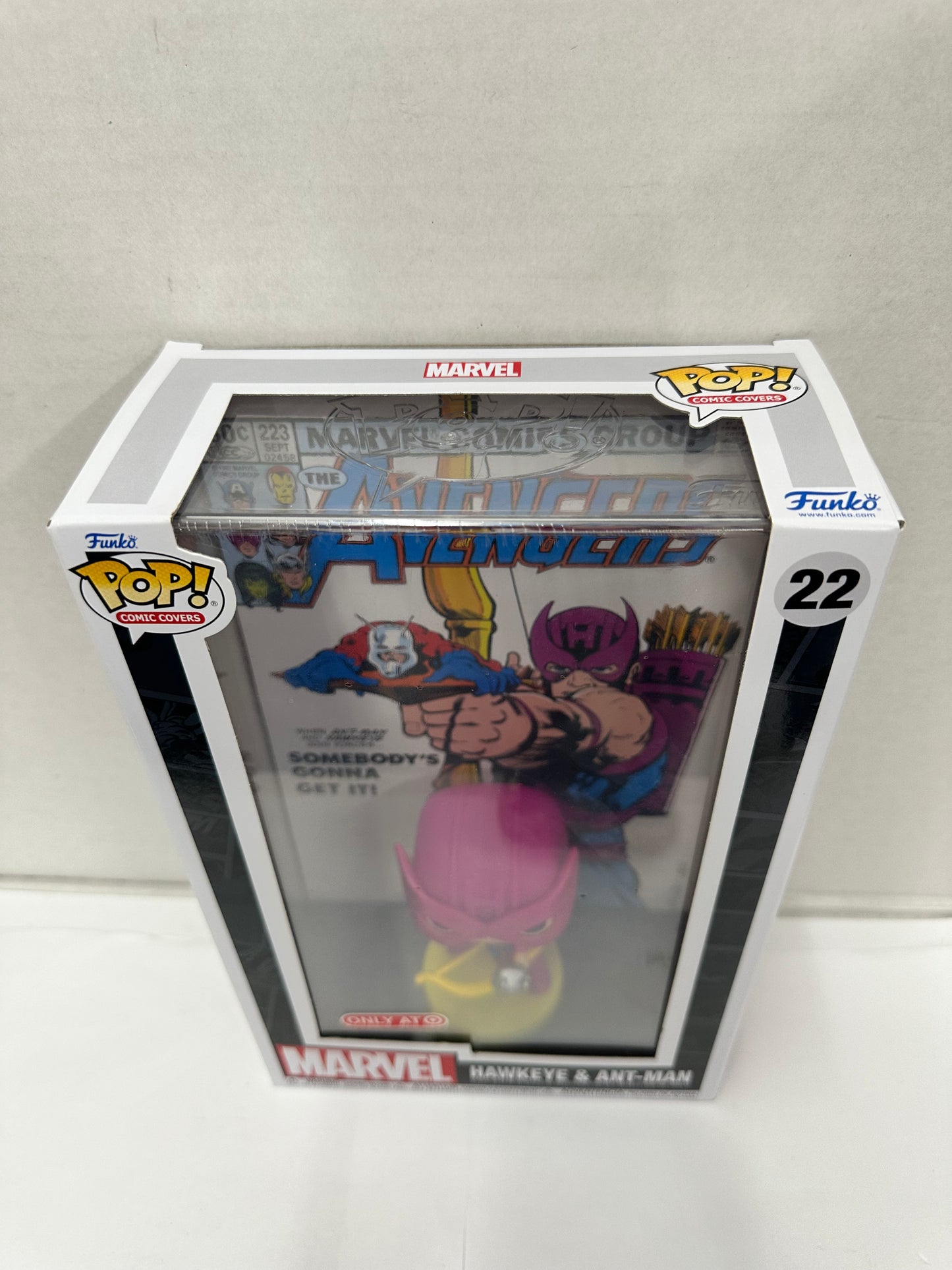 Funko POP! Comic Cover Marvel Hawkeye Antman 22 Vinyl Collectible Only at Target