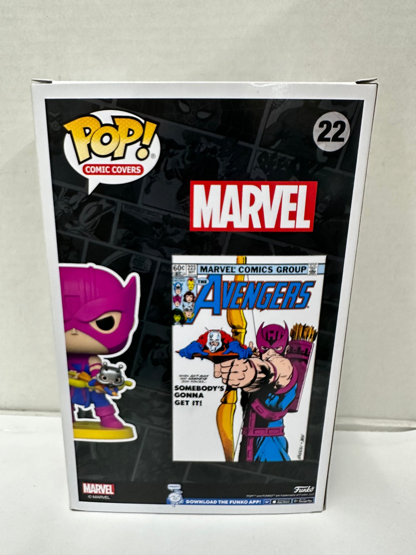 Funko POP! Comic Cover Marvel Hawkeye Antman 22 Vinyl Collectible Only at Target