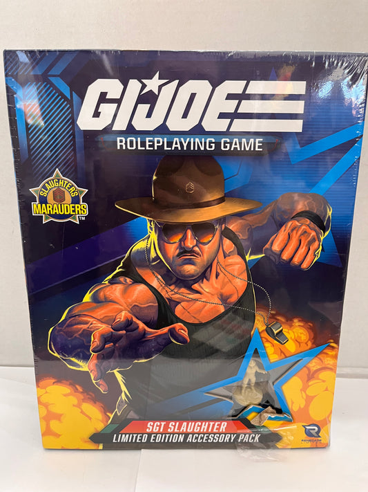 G.I. JOE Roleplaying Game RPG Sgt Slaughter Limited Edition Accessory Pack
