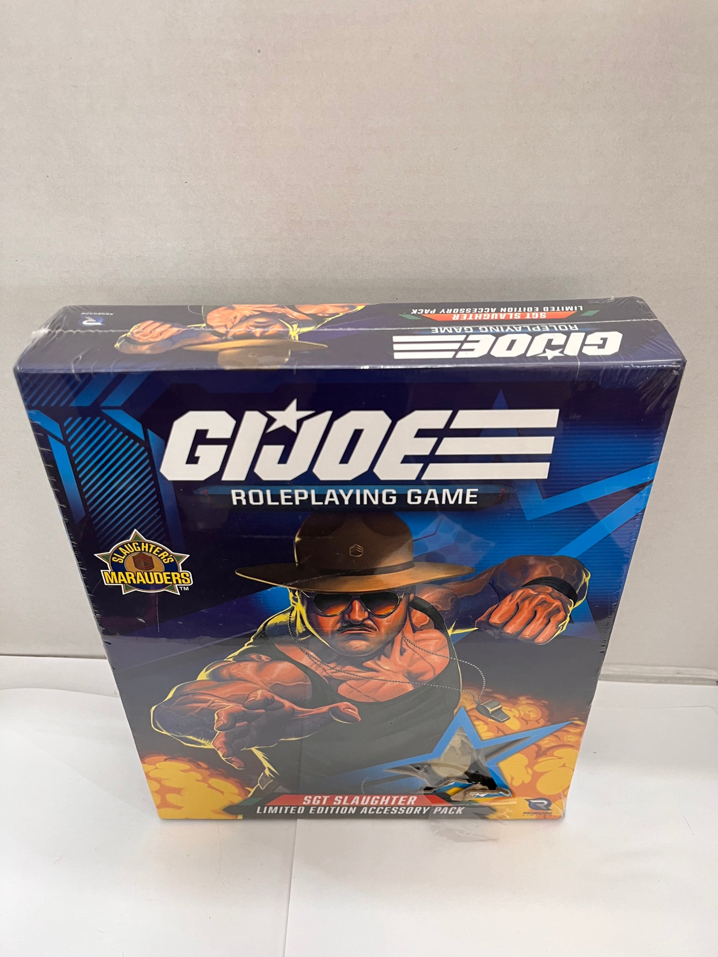 G.I. JOE Roleplaying Game RPG Sgt Slaughter Limited Edition Accessory Pack