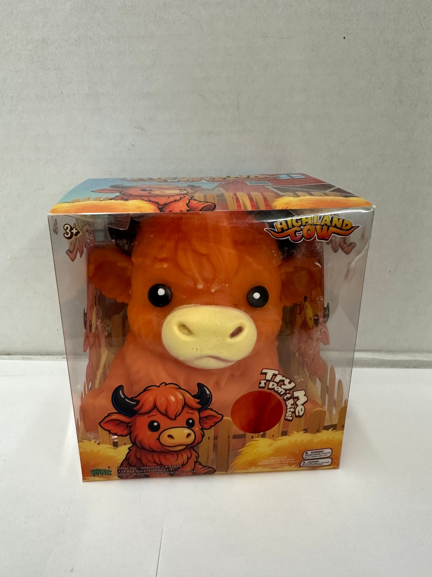 Highland Cow Squishy Toy Animal Stress Relief Sensory Viral Squishy Toy PPNC NEW