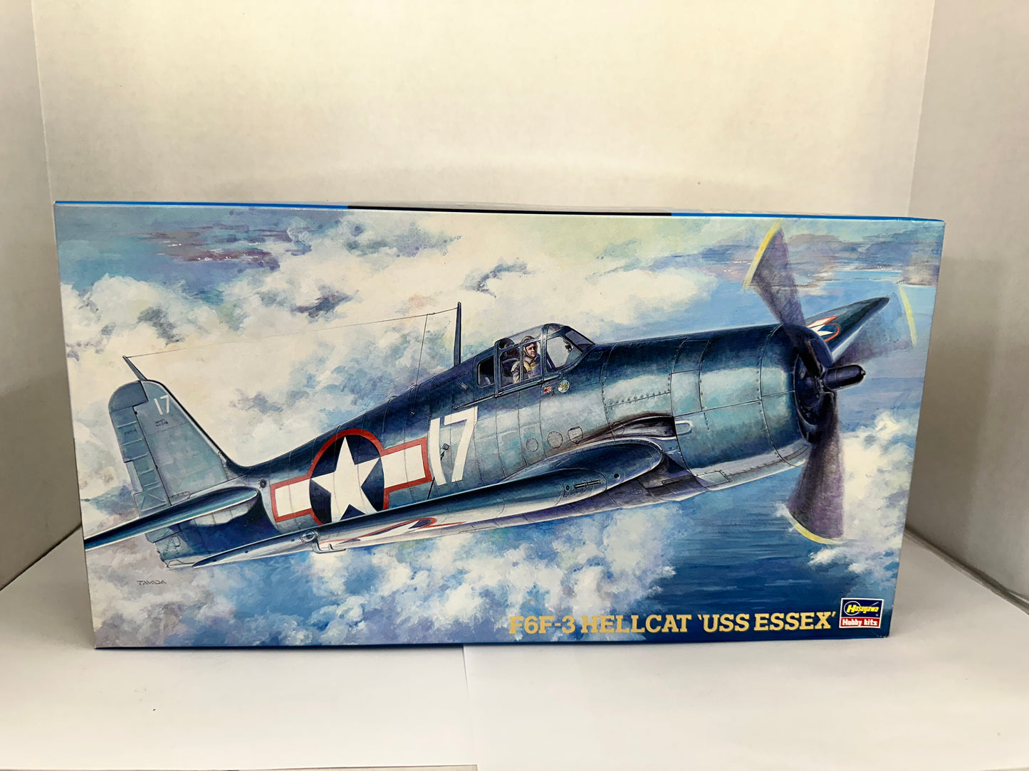 Hasegawa 1:48 F6F-3 Hellcat "USS ESSEX" Model Kit JT34 09134