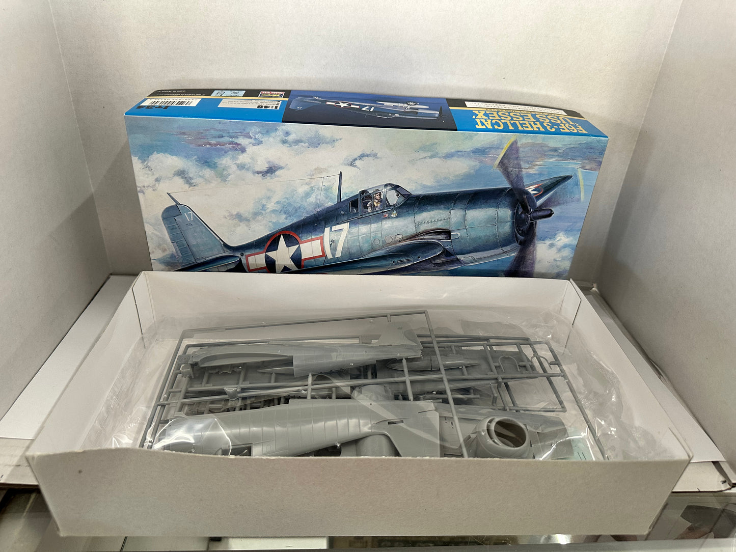 Hasegawa 1:48 F6F-3 Hellcat "USS ESSEX" Model Kit JT34 09134