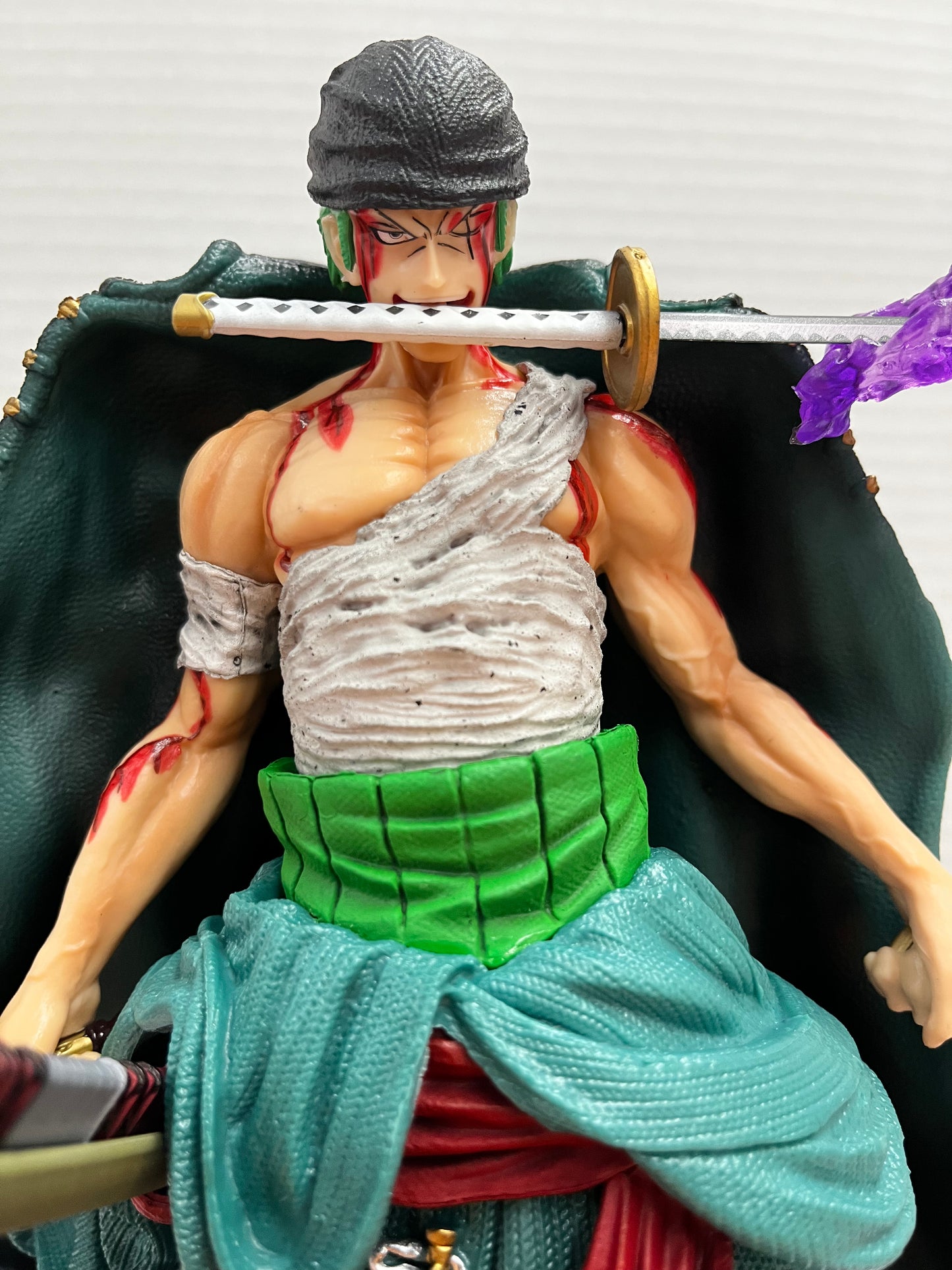 One Piece Gk Bath Blood Roronoa Zoro Action Figure Statue 12 Inch,New W/BOX