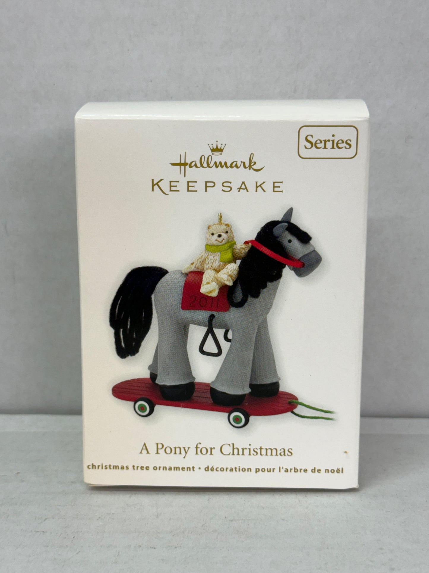 Hallmark Keepsake Christmas Tree Ornament #14 A Pony For Christmas 2011 New