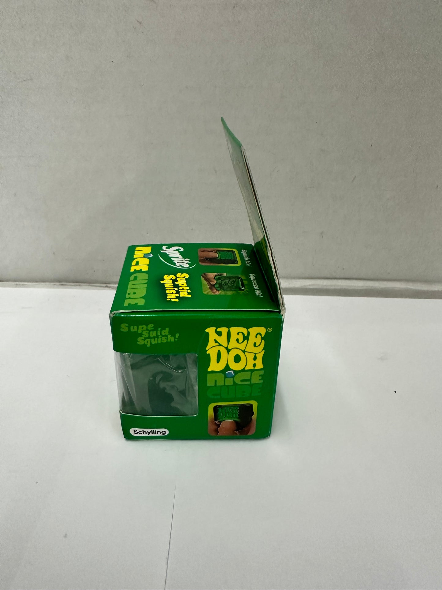 Nee Doh Nice Cube Squeeze Ball, Green Squishable Squishy Toy