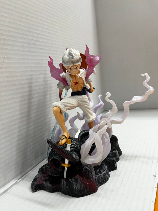 One Piece Monkey D Luffy Gear 5th ox horn skull Ghost Island Figure