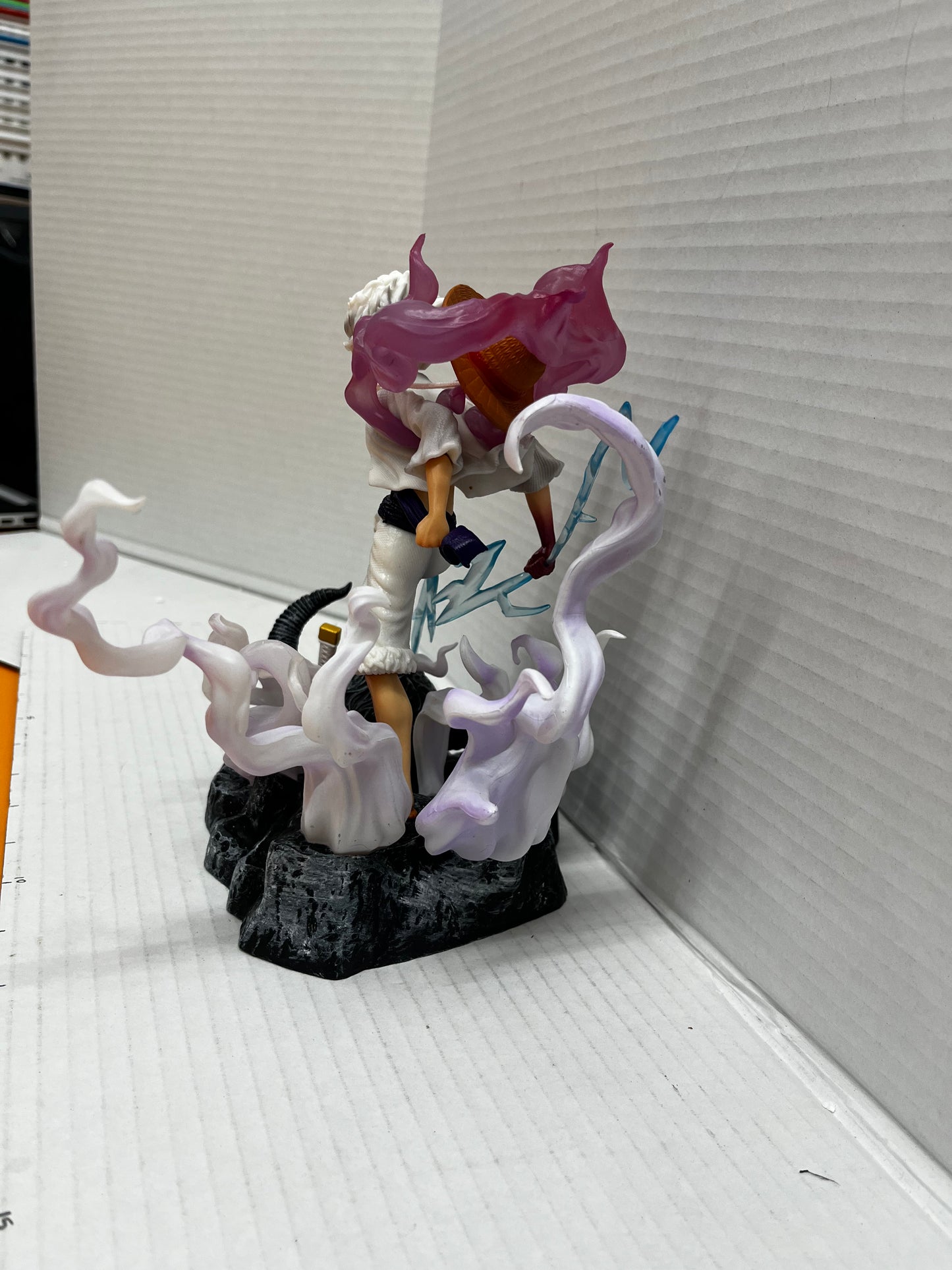 One Piece Monkey D Luffy Gear 5th ox horn skull Ghost Island Figure