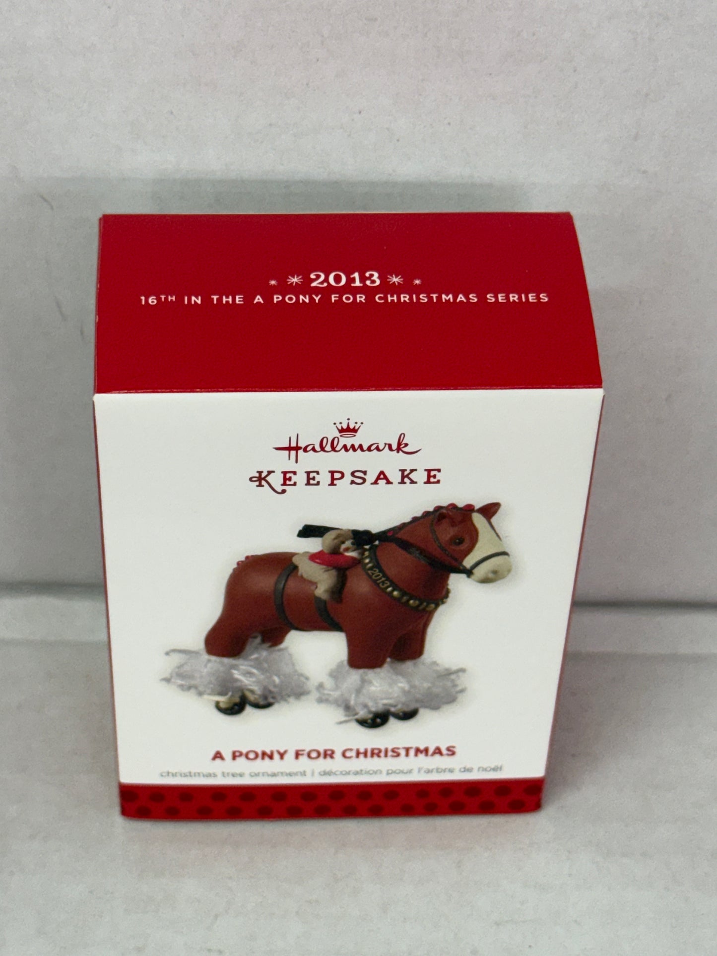 Hallmark: A Pony for Christmas - Series 16th - 2013 Ornament