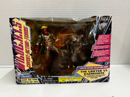 Playmates WildCATS Limited Edition Grifter vs Daemonite Action Figure Set (1995)