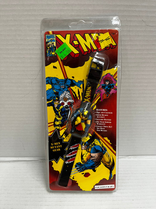 Marvel Comics X-Men Wolverine Mutant Gear 3D LCD Flip Up Watch 1994 90s Cartoon