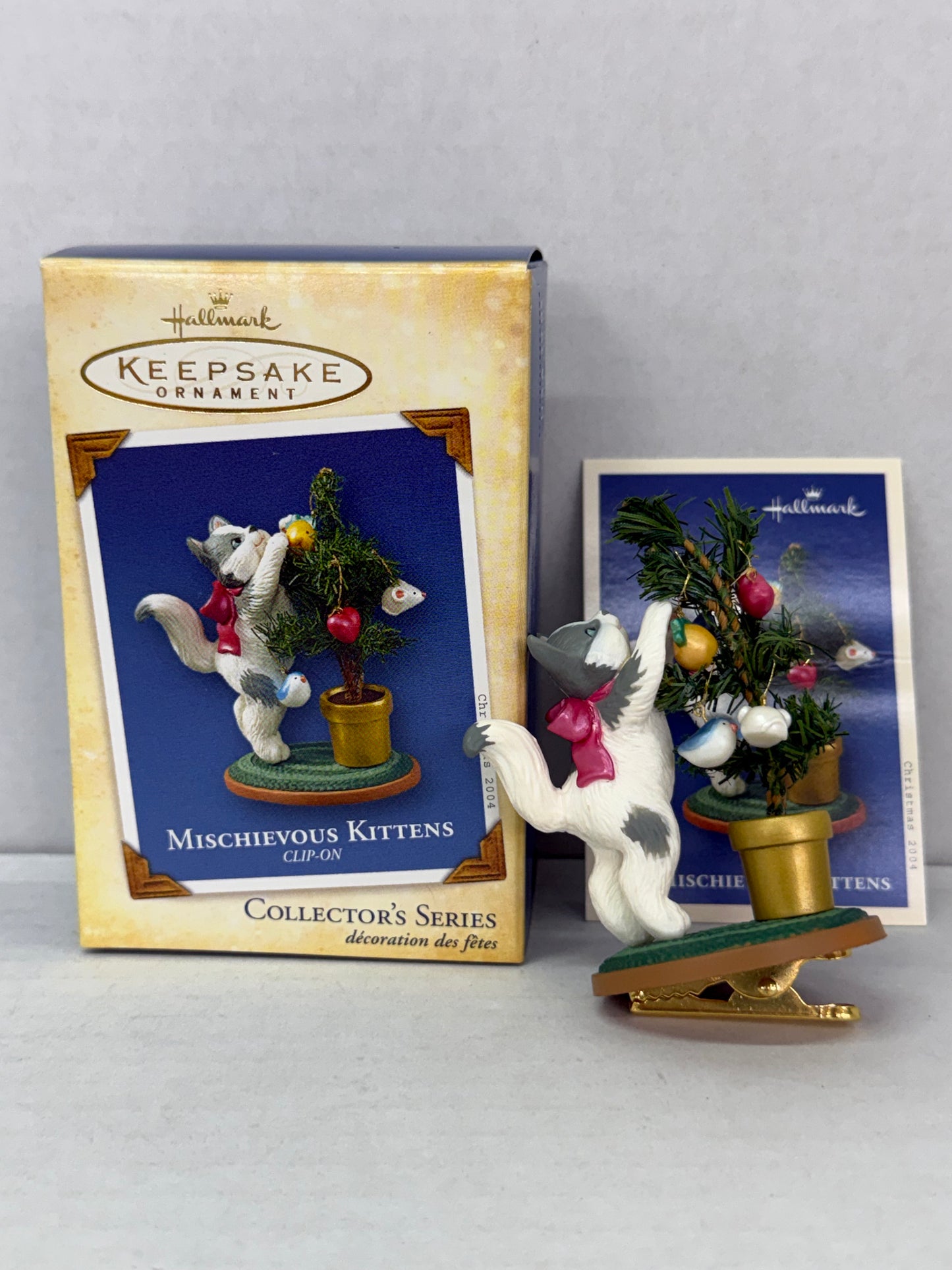 2004 Hallmark MISCHIEVOUS KITTENS Keepsake 6th In Series New