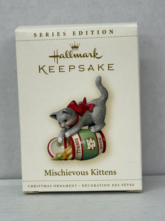Hallmark Keepsake Mischievous Kittens 8th In Series Ornament 2006 Christmas