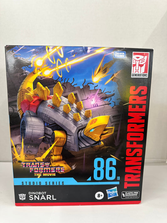 TRANSFORMERS THE MOVIE Studio Series 86 19 Dinobot SNARL Leader Class