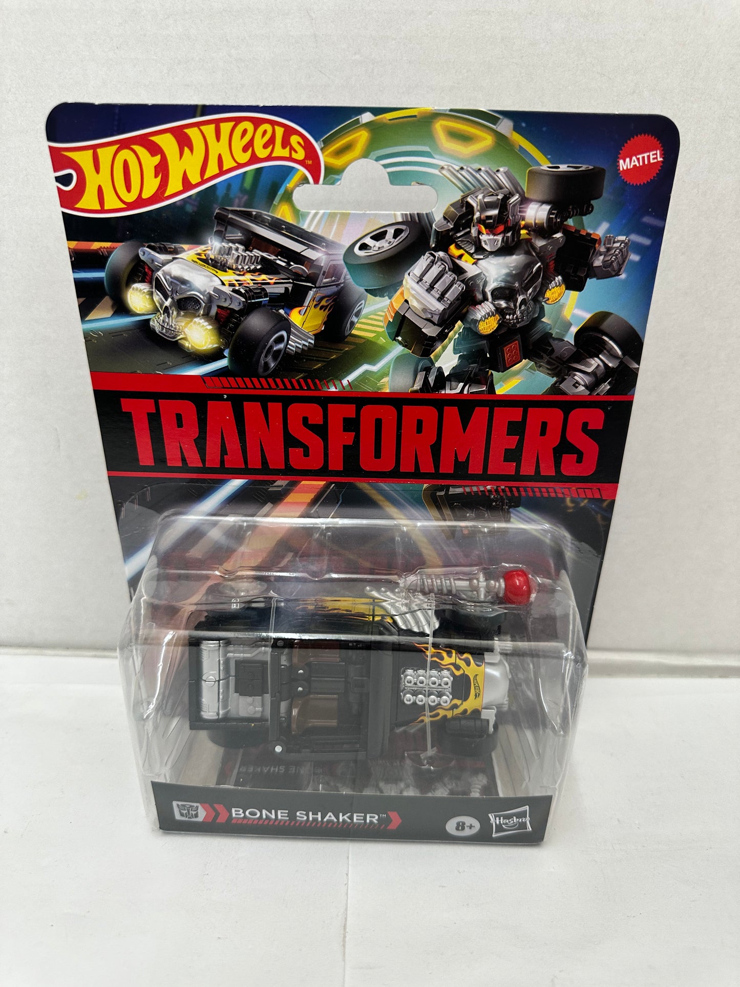 Hasbro & Mattel Collaborative Transformers x Hot Wheels Autobot BONE SHAKER!