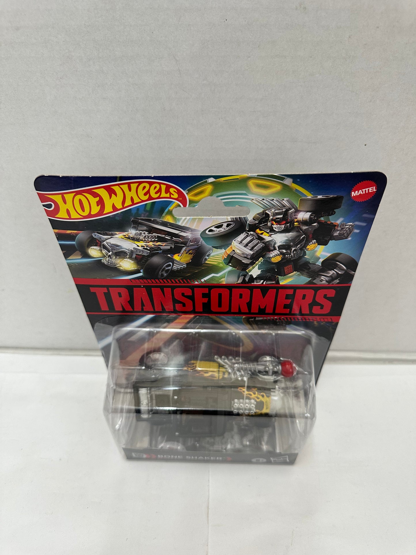 Hasbro & Mattel Collaborative Transformers x Hot Wheels Autobot BONE SHAKER!