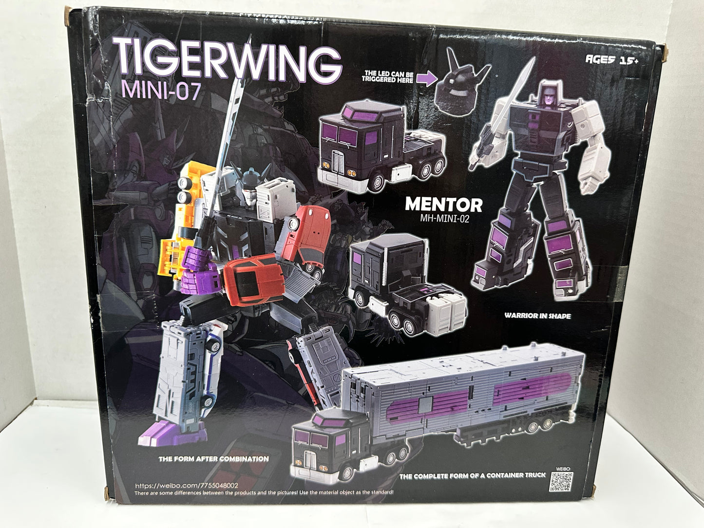 Transformers MH-MINI07 Menasor Tigerwing Combination Set 5 Figure Toy