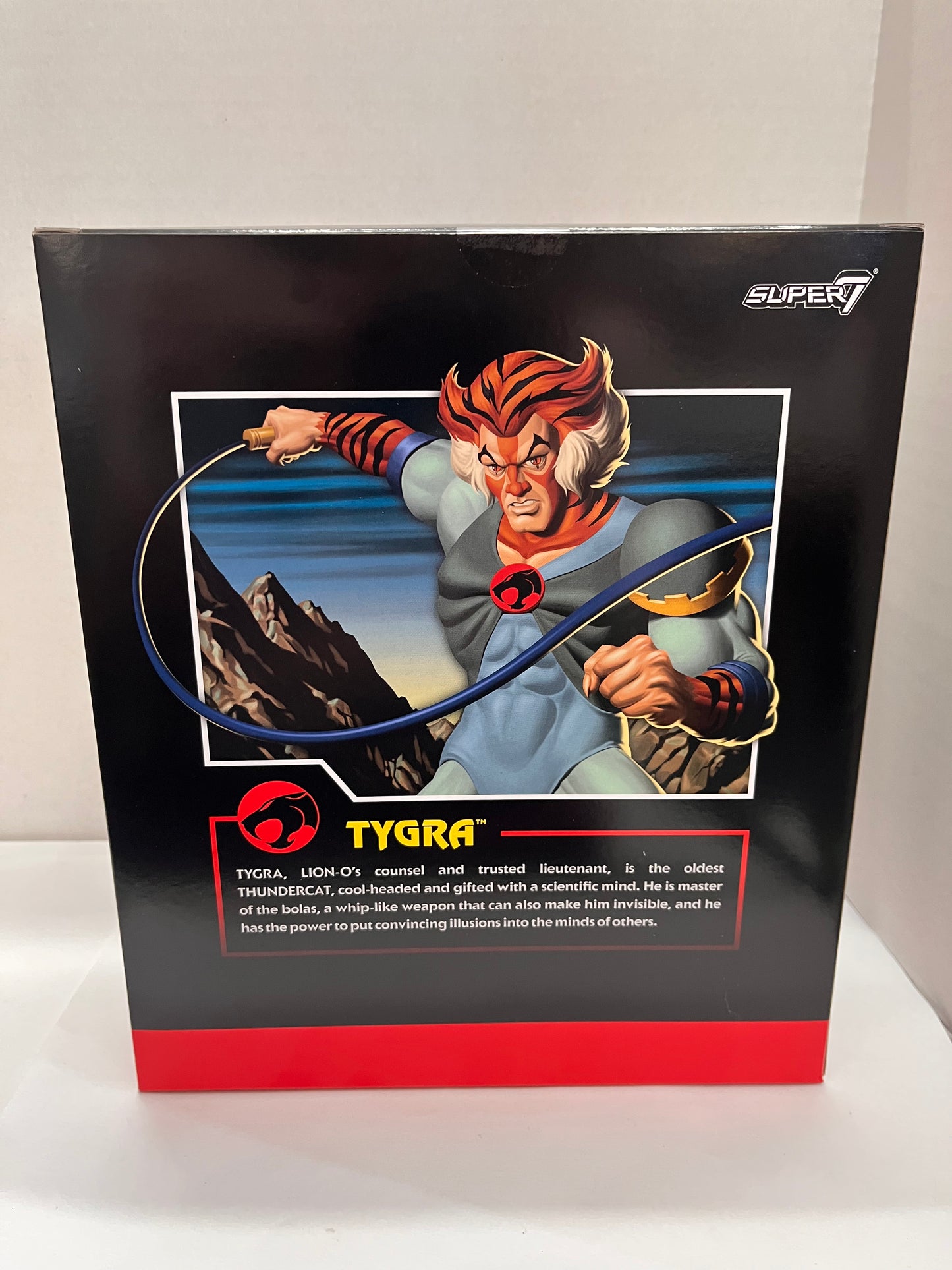 Thundercats Ultimates Tygra Action Figure Super7 With Sleeve & Shipper